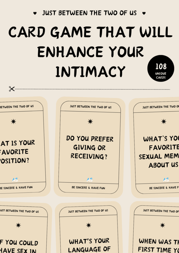 Couple Conversation Card Game That Will Enhance Your Intimacy